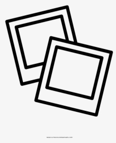 Polaroids Coloring Page - Doodles Of Instagram Logo, HD Png Download, Transparent PNG