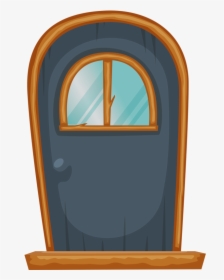 Transparent Cartoon Door Png - Haunted House Door Clipart, Png Download, Transparent PNG
