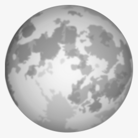 Moon Transparent Clipart Halloween Bright Full Moon - Cartoon Halloween Full Moon, HD Png Download, Transparent PNG