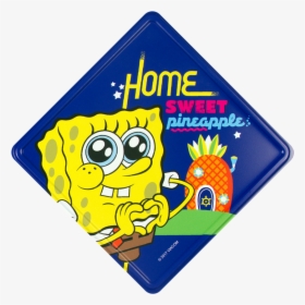 Home Sweet Pineapple Metal Door Sign - Cartoon, HD Png Download, Transparent PNG
