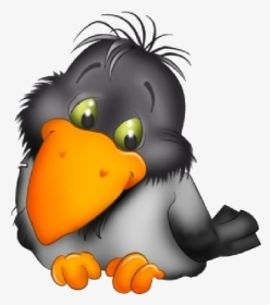 Toucan Cartoon Images Are - Cute Crow Clipart, HD Png Download, Transparent PNG