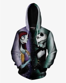 The Nightmare Before Christmas Jack & Sally Zip Up - Forever Young Egresados Buzos, HD Png Download, Transparent PNG
