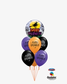 Halloween Moon & Bats Balloons - Happy Birthday Balloons For Her, HD Png Download, Transparent PNG