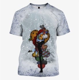 Gearhuman 3d Jack And Sally In Winter Custom T-shirt - C# Programming T Shirt, HD Png Download, Transparent PNG