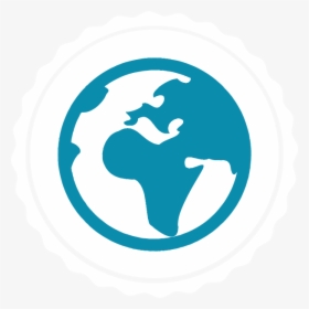 For The Planet - Black And White Earth Icon Transparent, HD Png Download, Transparent PNG