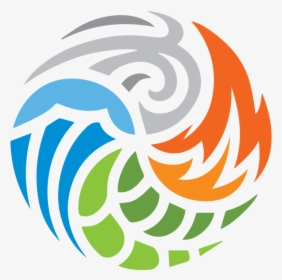 Transparent Nature Icon Png - 4 Elements Logo, Png Download, Transparent PNG