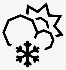 Transparent Snow Day Png - Snowflake Icon, Png Download, Transparent PNG