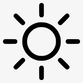 Sunny - Sun Icon Svg, HD Png Download, Transparent PNG