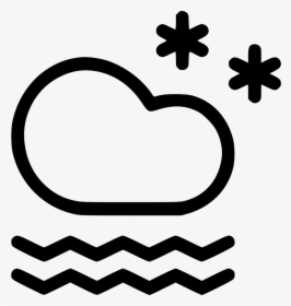 Snow Frost Fog Mist Cloud Cloudy Svg Png Icon Free - Snow Storm Icon, Transparent Png, Transparent PNG