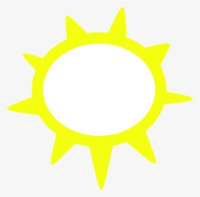 Sunny Weather Symbols Svg Clip Arts - Weather Symbols Sun, HD Png Download, Transparent PNG
