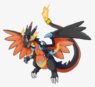 Charizard Mega X - Cartoon, HD Png Download, Transparent PNG