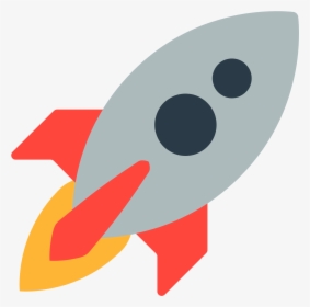 Transparent Cartoon Rocket Png - Rocket Emoji Png, Png Download, Transparent PNG