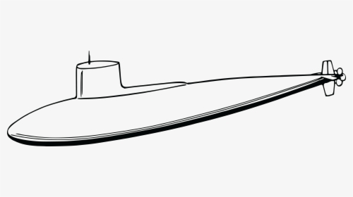 Submarine Clipart Soviet - Clip Art Black And White Submarine, HD Png Download, Transparent PNG
