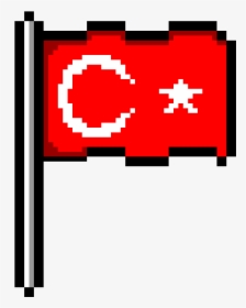 Turkey Flag Pixel Art, HD Png Download, Transparent PNG