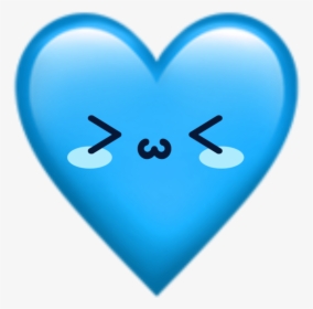 Emoji Emojis Cute Blue Whatsapp Sticker By Nia - Cute Stickers Whatsapp Png, Transparent Png, Transparent PNG