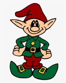 Christmas Elf Png - Christmas Elf To Colour, Transparent Png, Transparent PNG