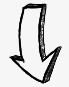 Cool Down Black And White - Arrow To Down Draw, HD Png Download, Transparent PNG