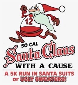 Santa Claus With A Cause 5k/10k - Santa Run 2019 Ashby, HD Png Download, Transparent PNG