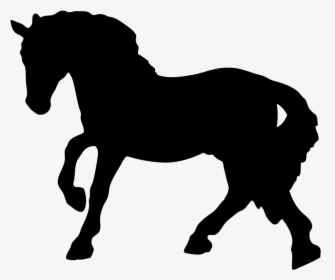 Black Horse Silhouette Clipart - Schleich Lusitano, HD Png Download, Transparent PNG