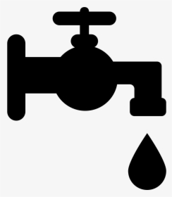 Transparent Bathroom Symbol Png - Faucet Icon Png, Png Download, Transparent PNG