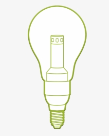 Bulb Banner Icon - Compact Fluorescent Lamp, HD Png Download, Transparent PNG