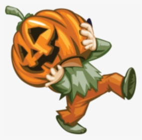 Transparent Pumpkin Head Png - Halloween Characters Vector Png, Png Download, Transparent PNG