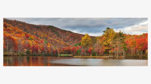#autumn #fall #trees #reflection #background #overlay - Loch, HD Png Download, Transparent PNG