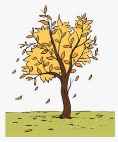 How To Draw Fall Tree - Fall Drawings Easy Tree, HD Png Download, Transparent PNG