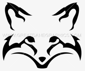 Clipart Fox Silhouette - Fox Head Silhouette In Black, HD Png Download, Transparent PNG