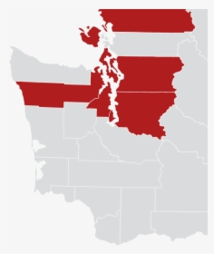 Map Of Washington State, HD Png Download, Transparent PNG