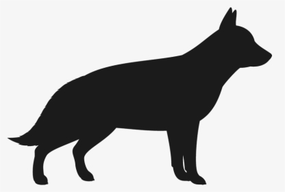 Watercolor Silhouette Dog, HD Png Download, Transparent PNG