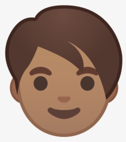 Adult Medium Skin Tone Icon - Emoji Criança, HD Png Download, Transparent PNG