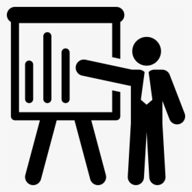 Pointing Clipart Presentation Icon - Presentation Icon Png, Transparent Png, Transparent PNG