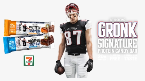 Gronk Candy Bar - Rob Gronkowski Muscletech, HD Png Download, Transparent PNG