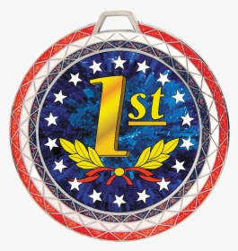 1st Place Red, White & Blue Bling Medal - 3rd Degree Mason Symbol, HD Png Download, Transparent PNG