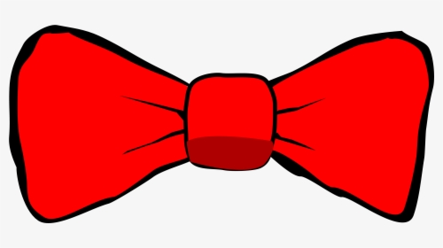 Transparent Bow Clip Art - Red Bow Tie Cartoon, HD Png Download, Transparent PNG