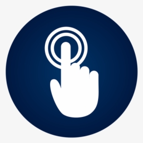 Vector Doodle Symbol - Hand Finger Click Icon Png, Transparent Png, Transparent PNG