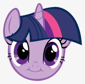 Cute, Cute Face, Face, Safe, Simple Background, Transparent - My Little Pony Twilight Sparkle Face, HD Png Download, Transparent PNG