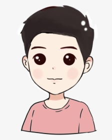 Transparent Cute Face Png - Cute Face Boy Cartoon, Png Download, Transparent PNG