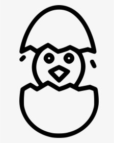 Chicken Chickling Hatch Cute Egg - Chicken Egg Icon Png, Transparent Png, Transparent PNG