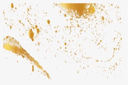 20 Yellow Watercolor Splatter Gold Paint Splatter Transparent - Gold Paint Splatter Png, Png Download, Transparent PNG