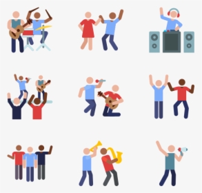 Essential Set - Festival People Icon Music, HD Png Download, Transparent PNG