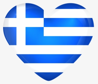 Greece Flag Heart Png, Transparent Png, Transparent PNG