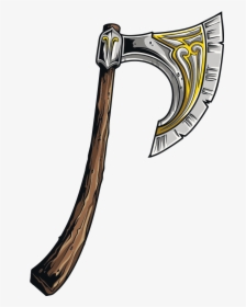 Middle Ages Weapon Ax Transprent Png Free - Weapons Medieval Png, Transparent Png, Transparent PNG