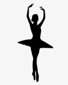 #silueta #silhouette #bailarina #ballet - Silhouette Ballerina Clipart, HD Png Download, Transparent PNG