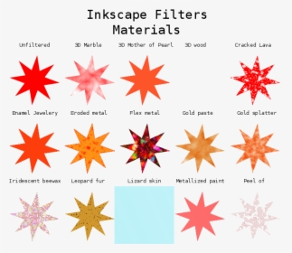 Inkscape Filters Materials - Star Filters Png, Transparent Png, Transparent PNG