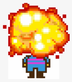 Funny Undertale Gif Animated Clipart , Png Download - Pixel Art Explosion Png, Transparent Png, Transparent PNG