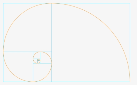 Transparent Fibonacci Spiral Png - Golden Mean Spiral, Png Download, Transparent PNG