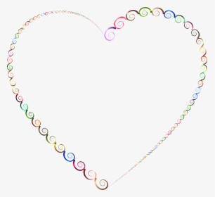 Chromatic Spirals Heart 2 No Background Clip Arts - Heart, HD Png Download, Transparent PNG