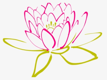 Abstract Clipart Lotus - Clipart Purple Lotus Flower, HD Png Download, Transparent PNG